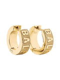Balenciaga Gold Force Striped Earrings