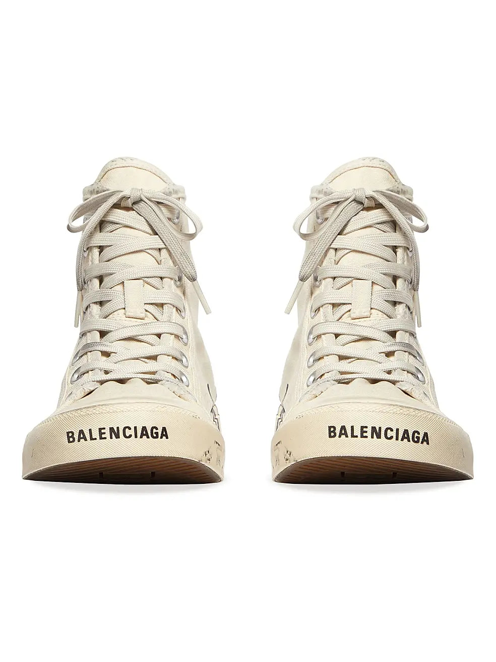 Balenciaga Paris High Top Graffiti Sneakers
