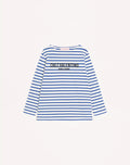 Long-sleeved Cotton T-shirt With Chez Valentino Print