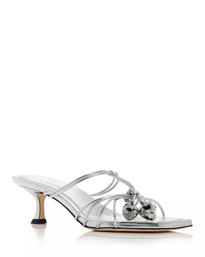 Jimmy Choo Jemma 50mm women’s pumps in nude leather with ankle straps, elegant and stylish footwear for women.