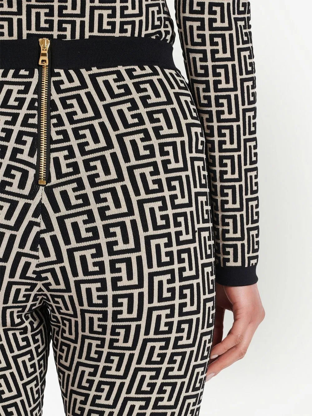 Balmain Monogram Jersey Leggings