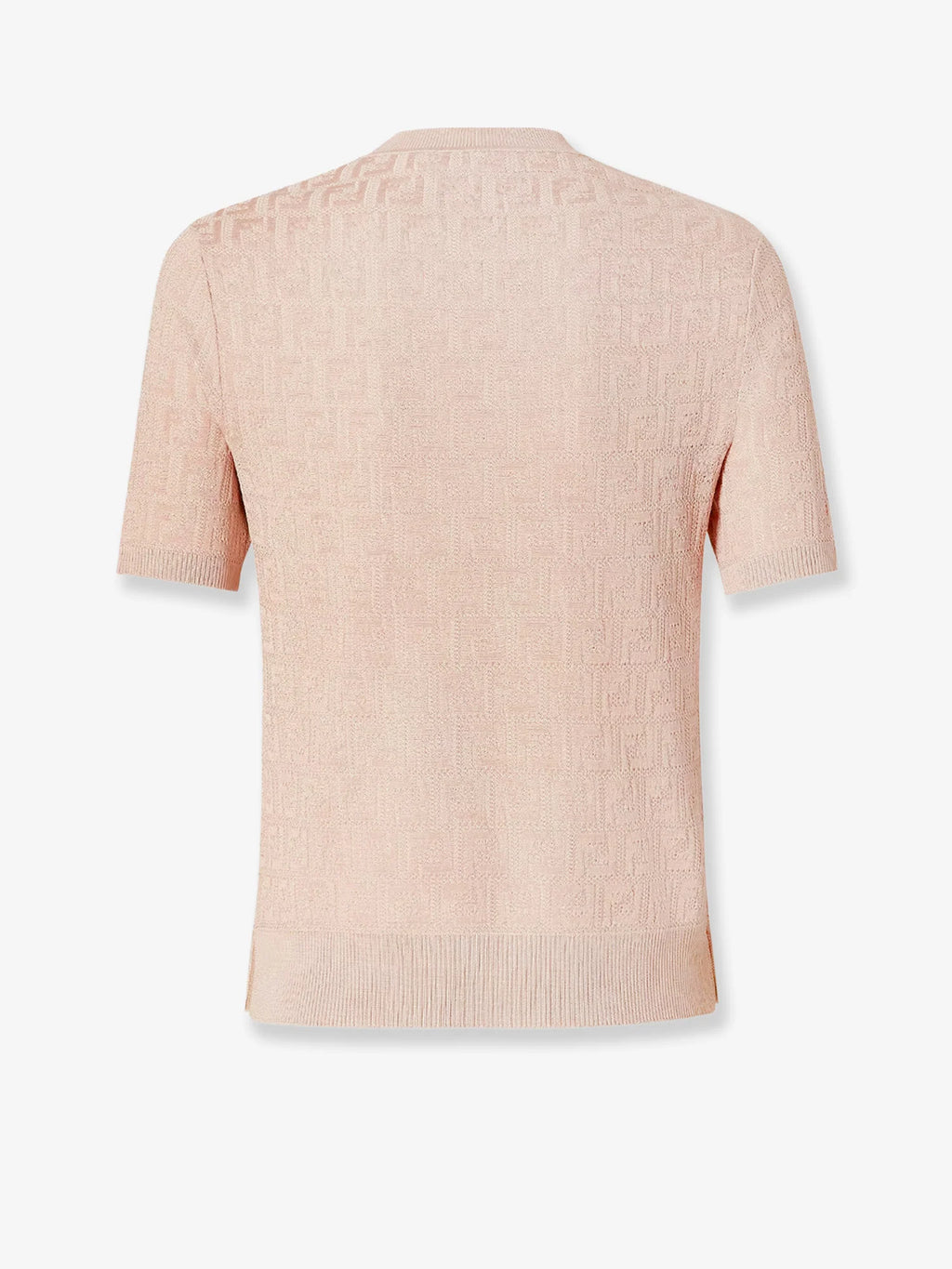 Fendi FF cotton and viscose sweater for women, stylish and comfortable T-shirt with iconic logo design.