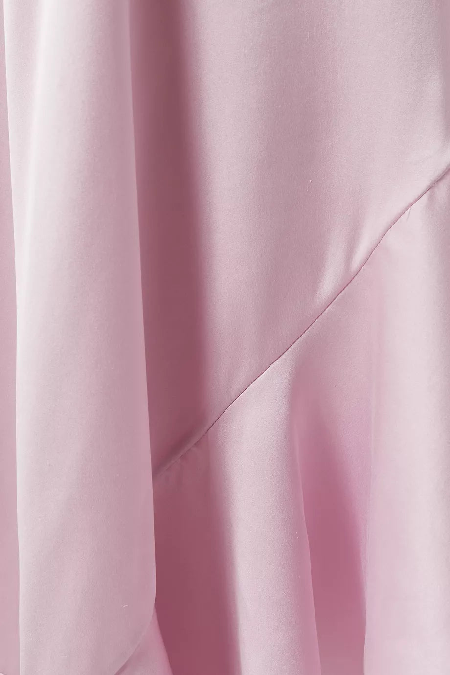 Elegant Zimmermann asymmetric ruffled silk-satin midi wrap dress for women, featuring a flowing design and luxurious fabric.