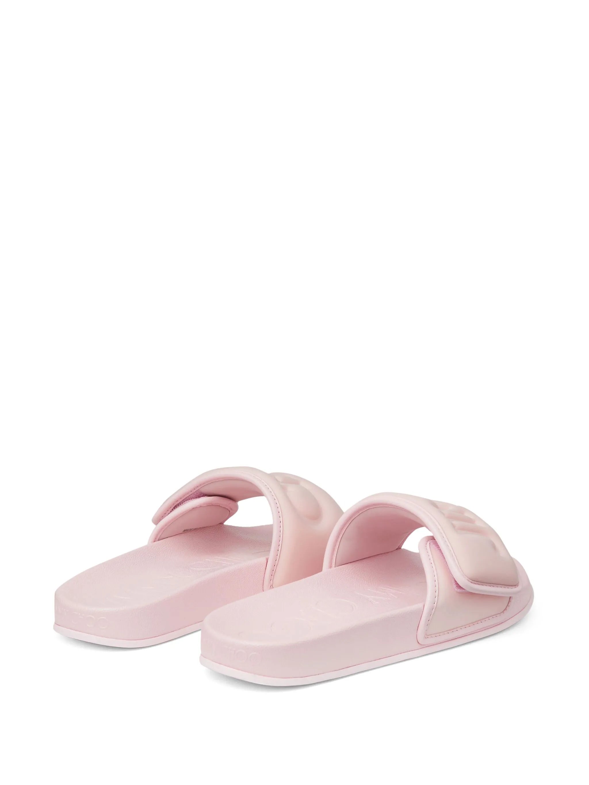 Jimmy Choo Fitz Logo-debossed Slides