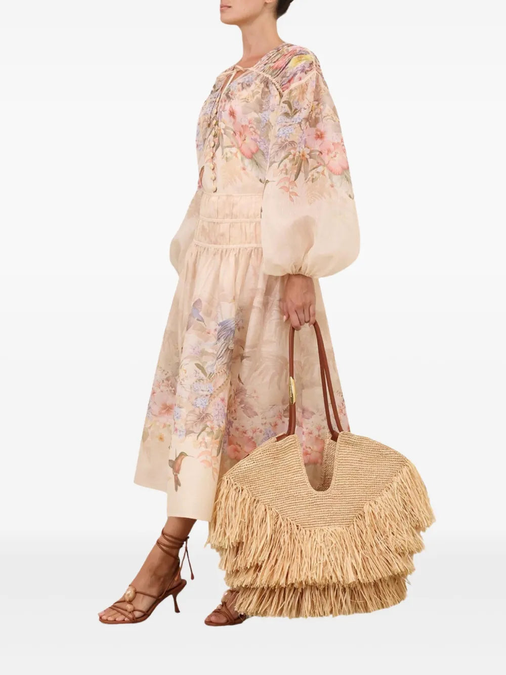 Zimmermann Illuminate Blouse for women, stylish and lightweight, featuring elegant design and soft fabric.