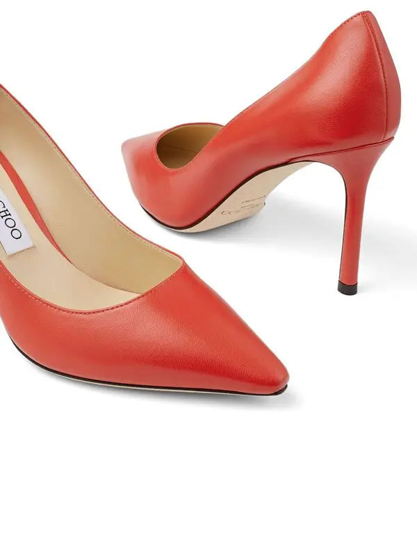 Jimmy Choo Romy 85mm Leather Pumps