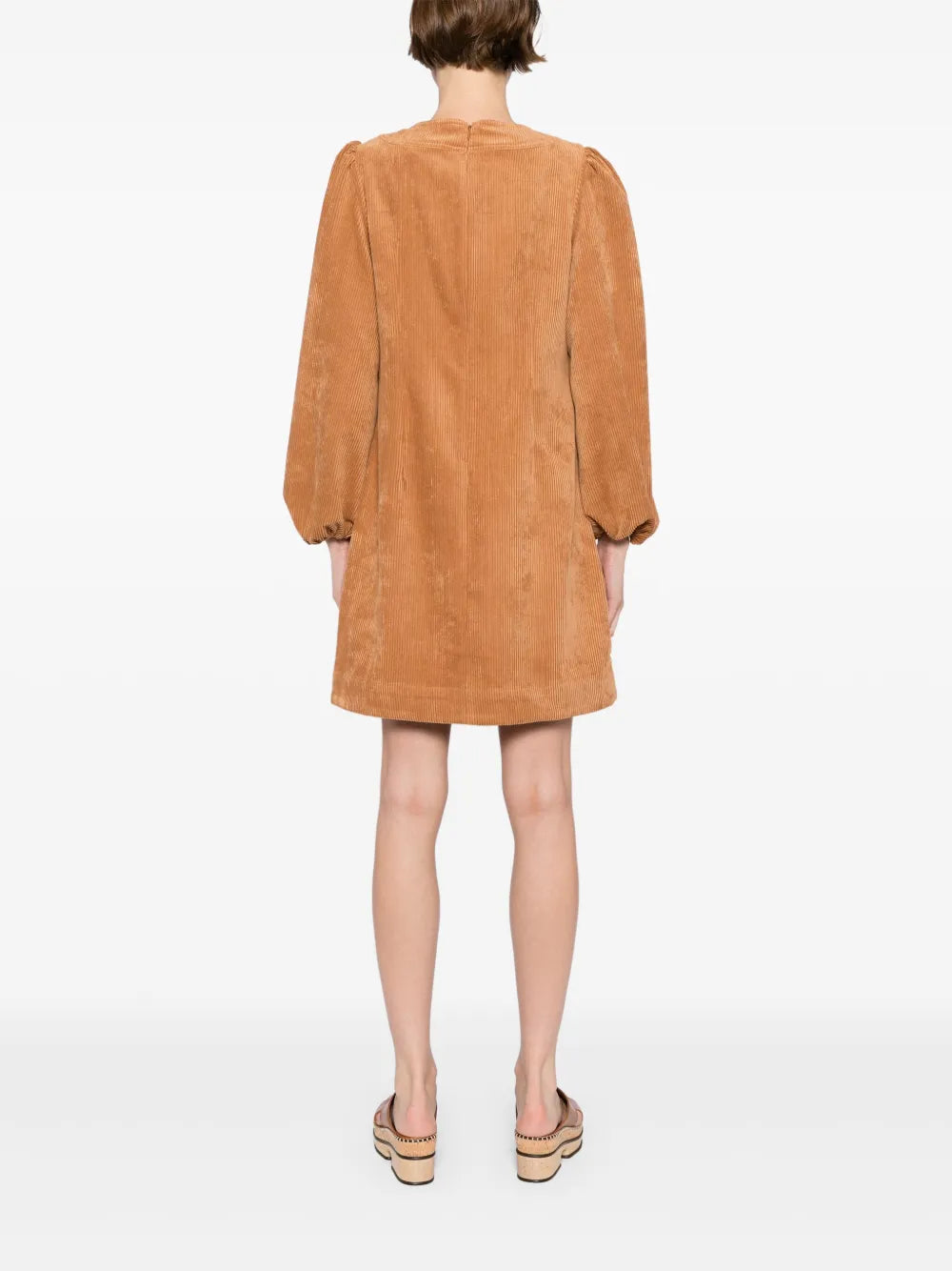 Zimmermann Illuminate Cord Shift Dress for women, featuring a stylish cord design and elegant silhouette.