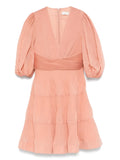 Zimmermann pleated mini dress for women, featuring a stylish design with pleats and a modern silhouette.