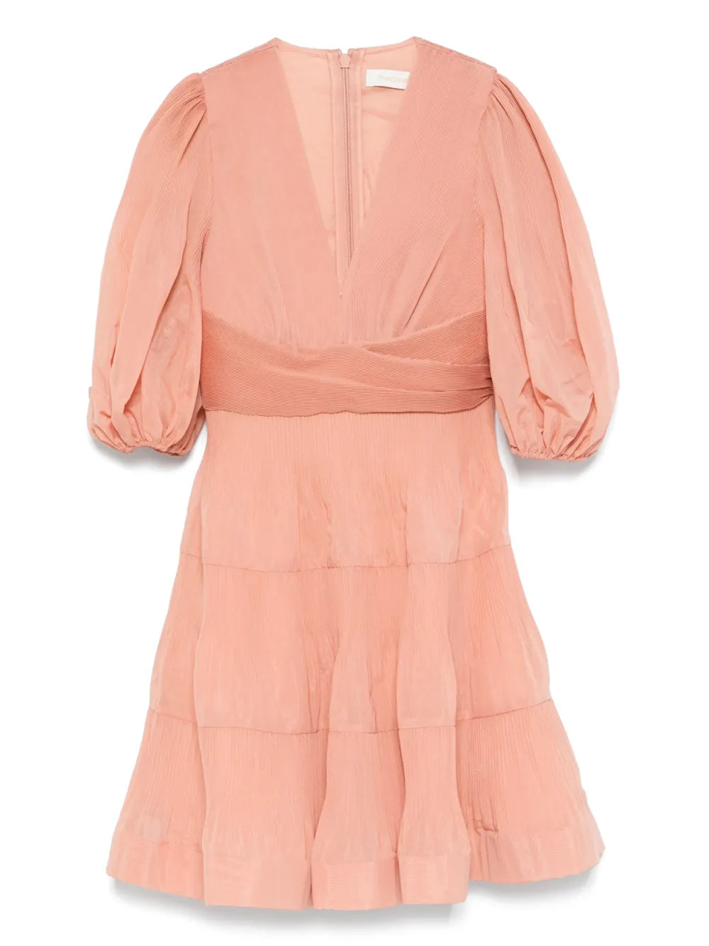 Zimmermann pleated mini dress for women, featuring a stylish design with pleats and a modern silhouette.