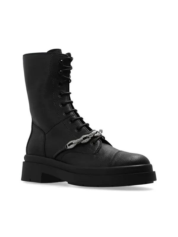 Jimmy Choo Nari Leather Combat Boots
