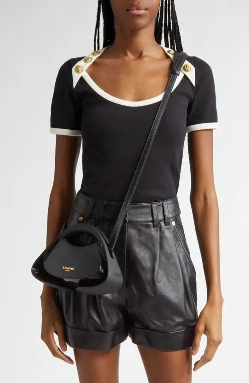 Balmain Jolie Madame Quilted Medium Bag