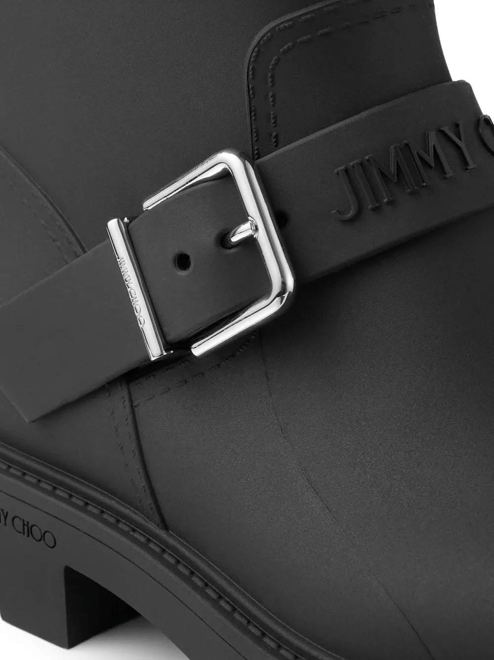 Jimmy Choo Buckle-strap Biker Boots