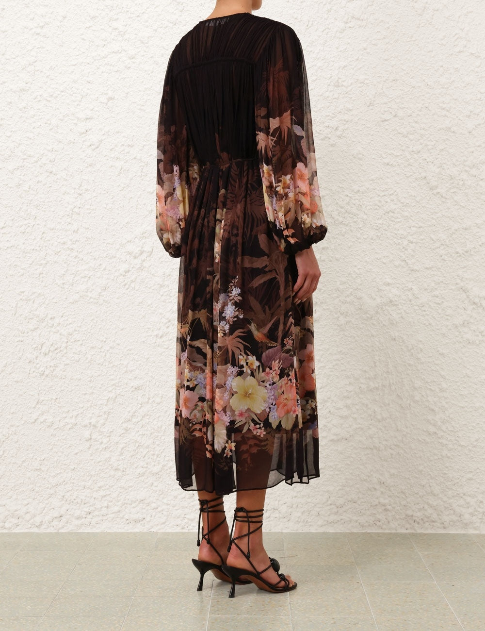 Zimmermann Illuminate Drawn Sheath Dress for women, featuring a sleek fitted silhouette and elegant design.