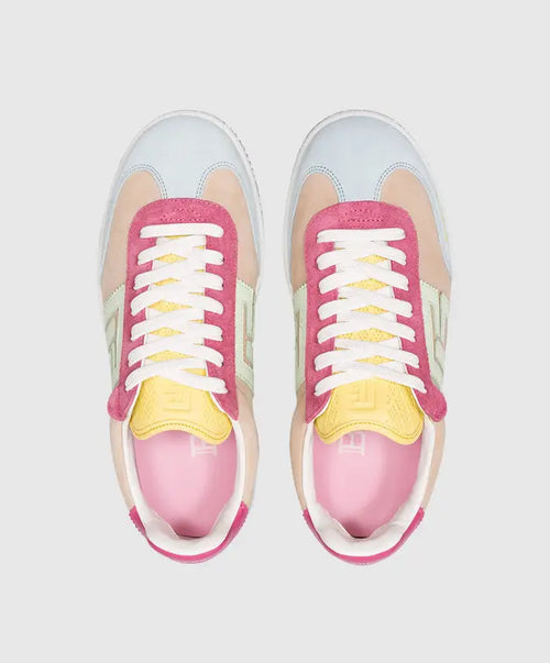 Balmain Retro Court Suede Sneakers – Multicolor