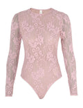 Zimmermann lace body suit for women, featuring delicate lace fabric and a fitted design, perfect for stylish layered looks.