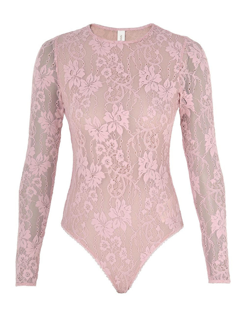 Zimmermann lace body suit for women, featuring delicate lace fabric and a fitted design, perfect for stylish layered looks.