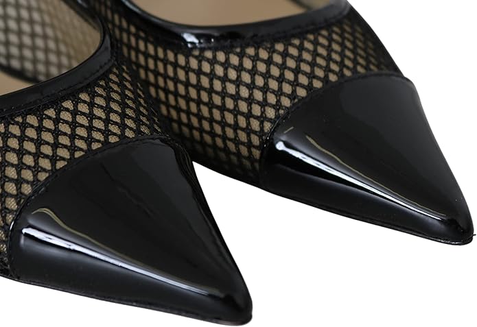 Black Jimmy Choo Amika 85 women’s pumps with pointed toes and stiletto heels, stylish and elegant footwear.