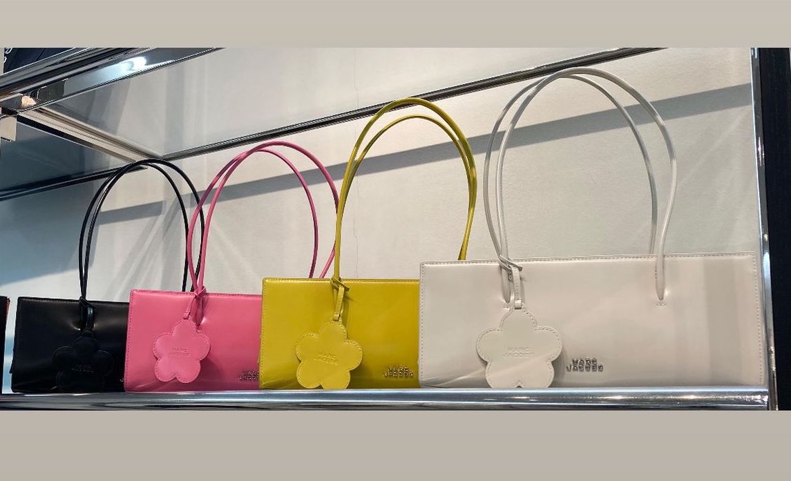 Marc Jacobs Womens The Glam Mirror Satchel Bag