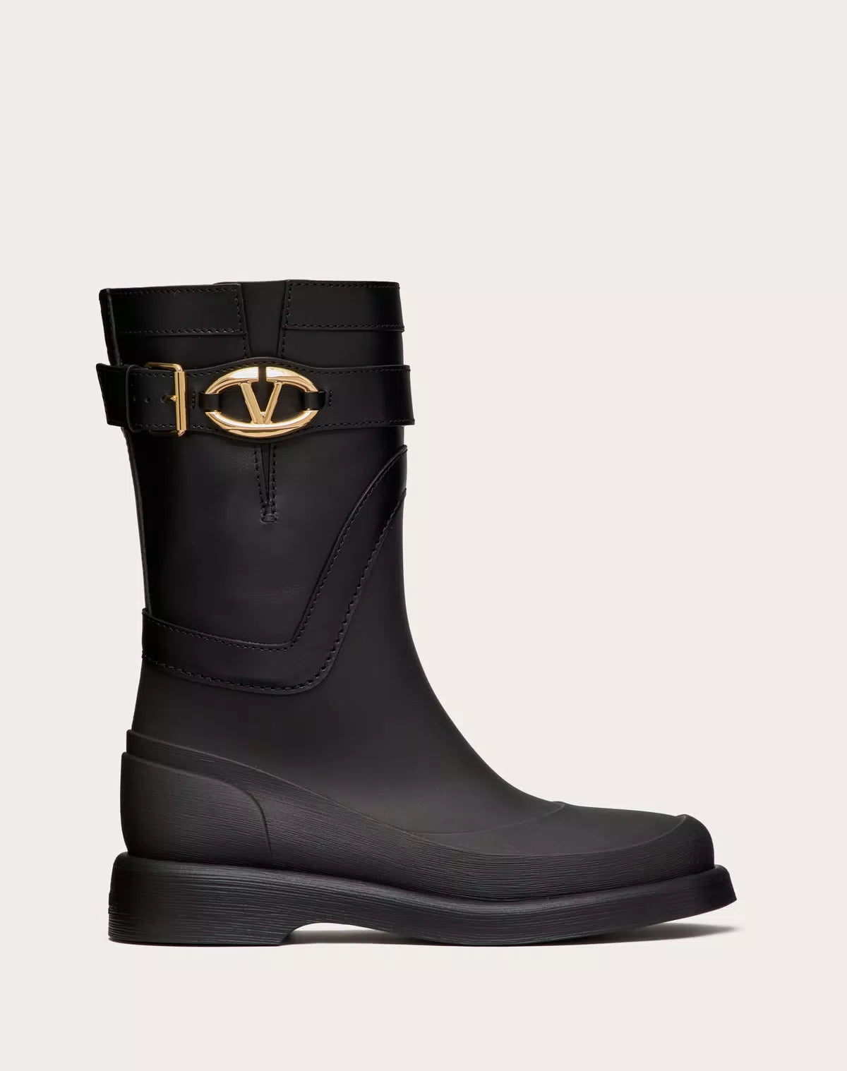 Vlogo The Bold Edition Boot in Rubber and Calfskin 35mm