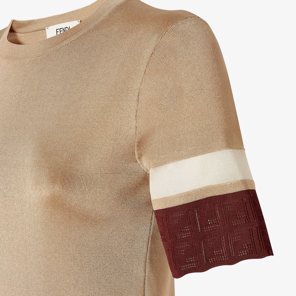 Dark Beige Viscose Jumper