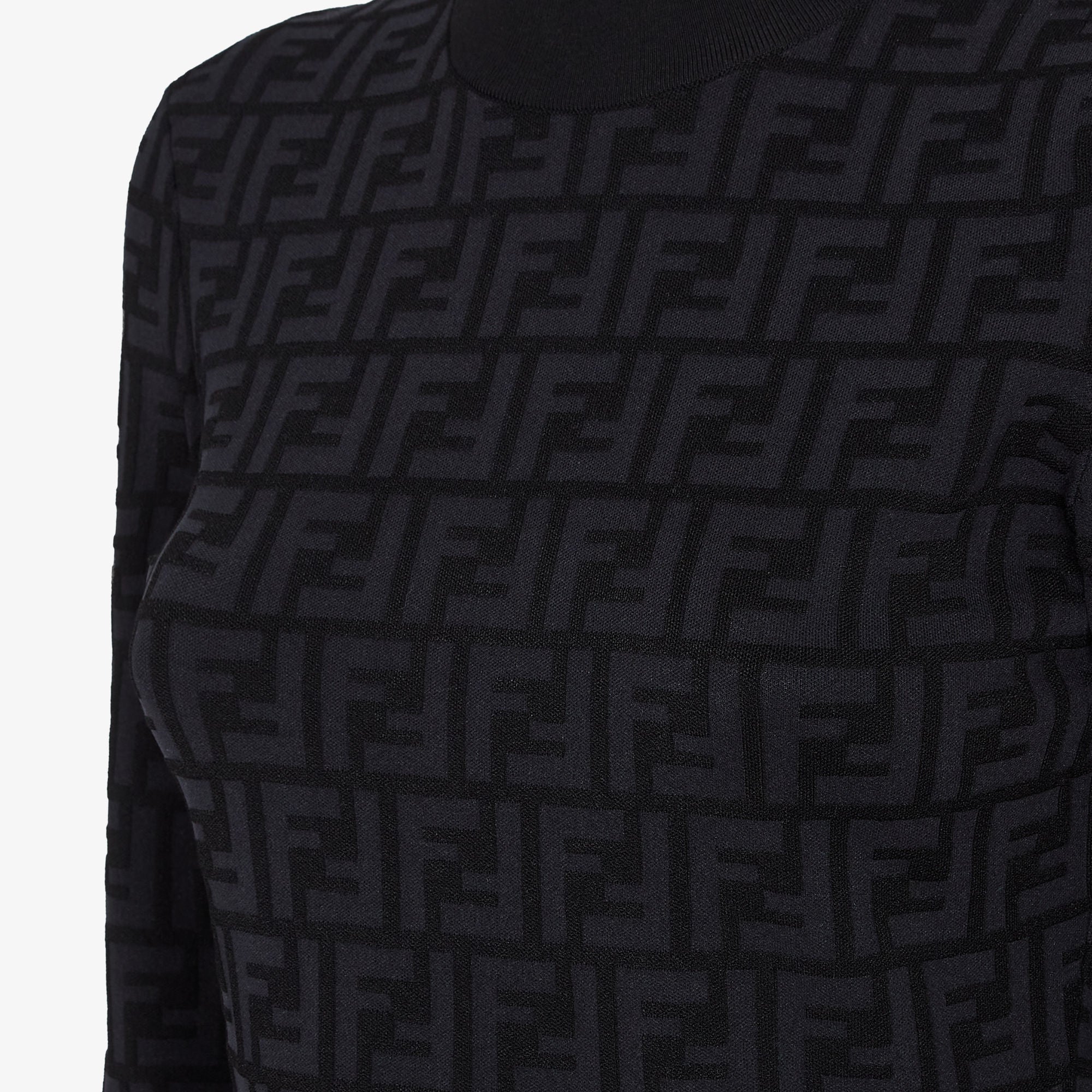 Black FF Viscose Jumper