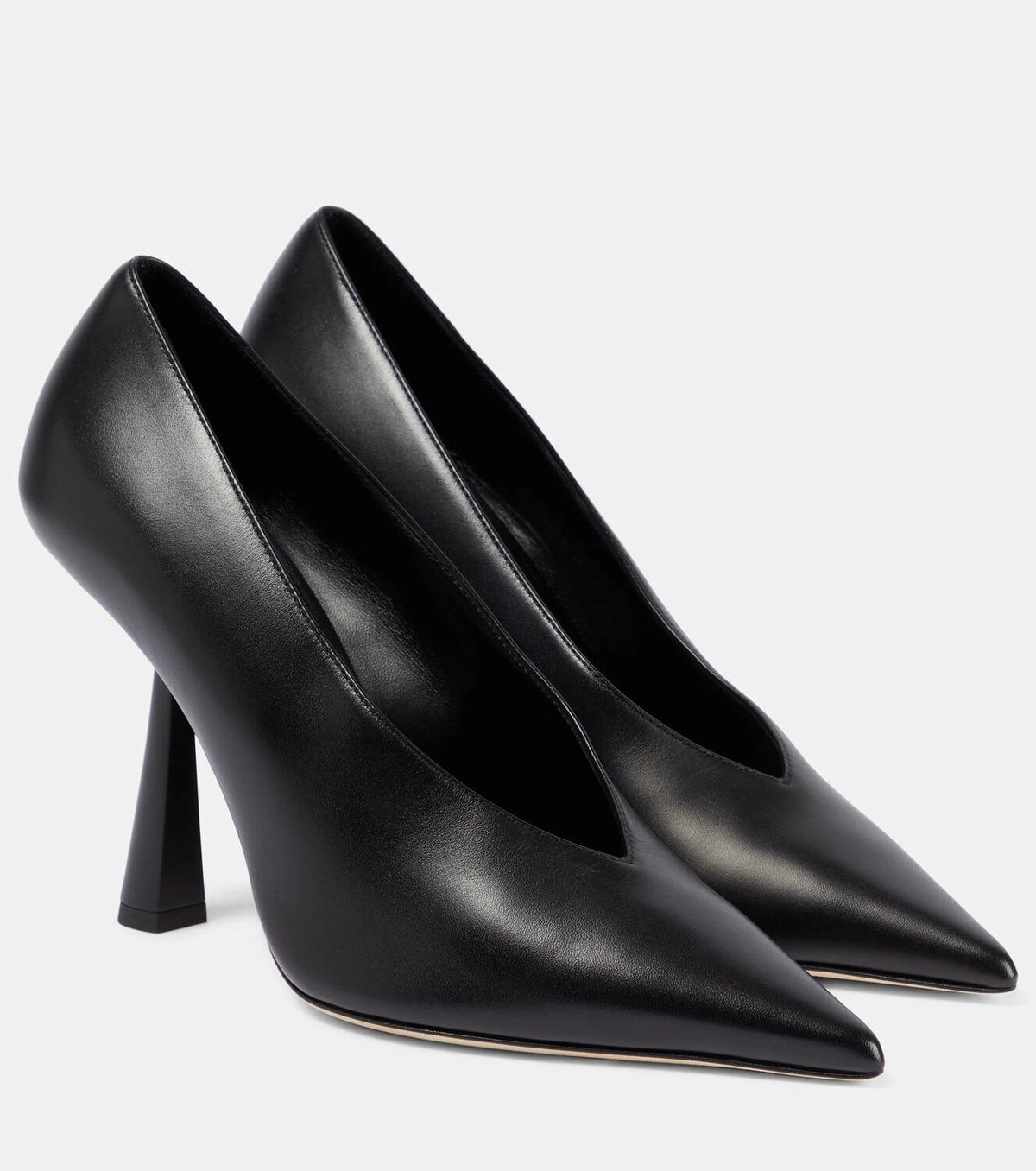 Jimmy Choo Maryanne 100 Cassis Lycra Pointed-Toe Pumps