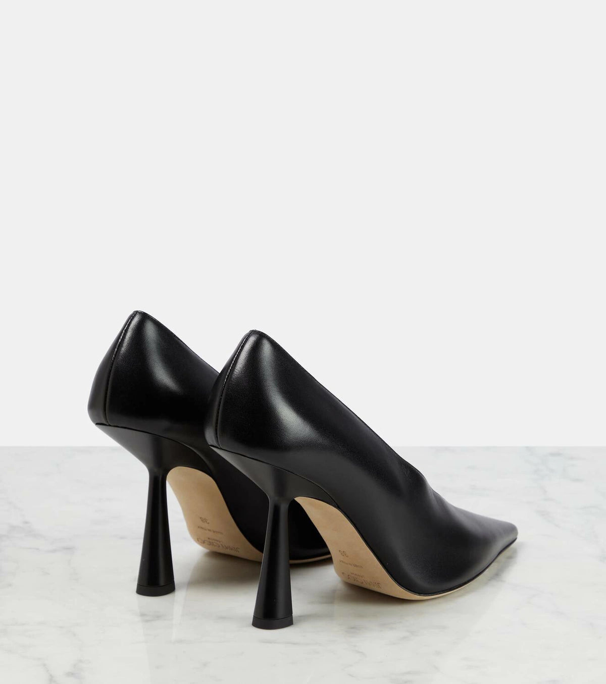 Jimmy Choo Maryanne 100 Cassis Lycra Pointed-Toe Pumps
