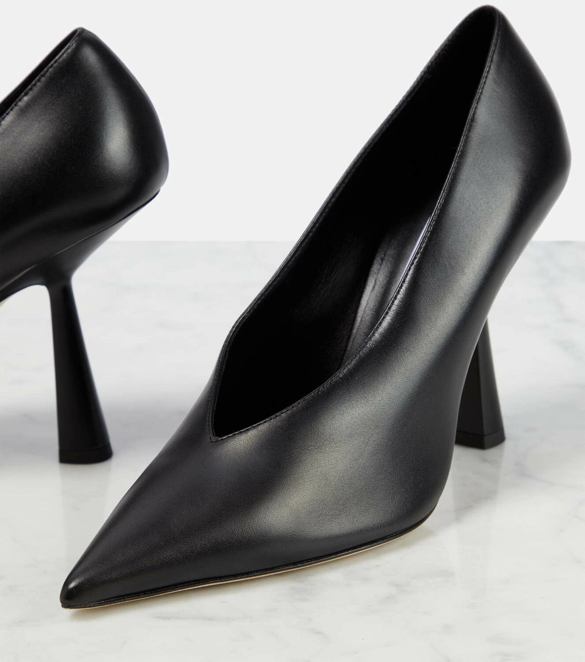 Jimmy Choo Maryanne 100 Cassis Lycra Pointed-Toe Pumps