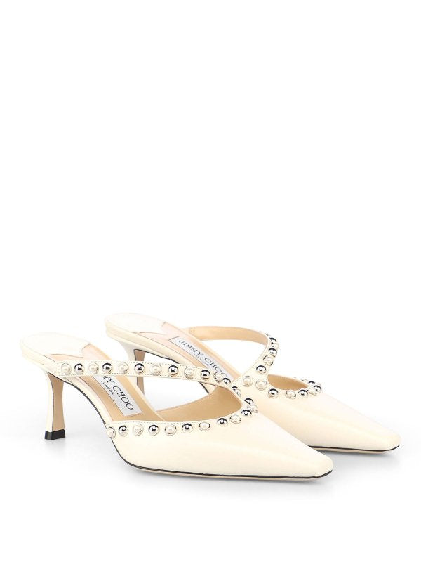 Jimmy Choo Ros 35mm Stud-embellished Leather Mules