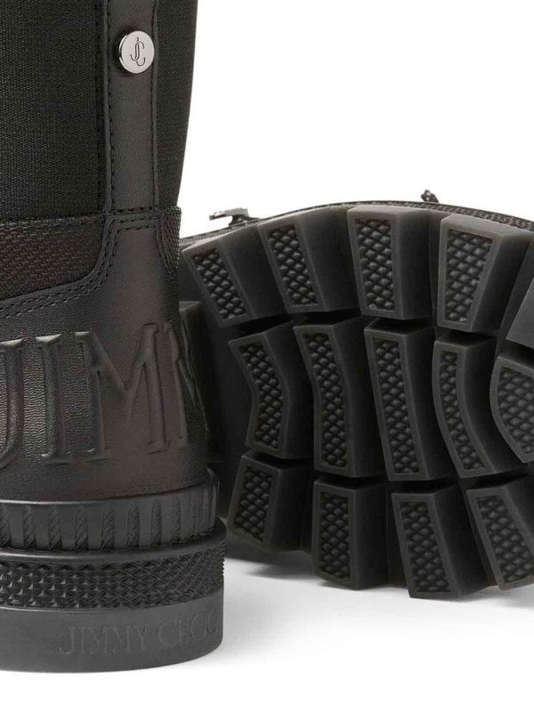 Jimmy Choo Black Normandy Lace-up Boots for Men