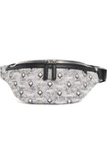 Medium MCM Fursten belt bag for women with sleek design and adjustable strap, featuring the signature MCM logo and monogram pattern.