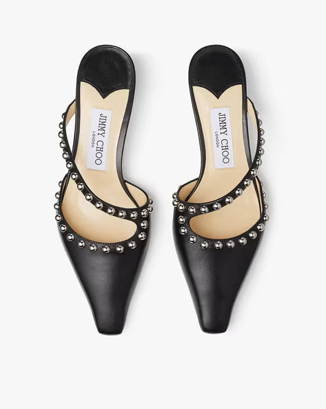 Jimmy Choo Ros 35mm Stud-embellished Leather Mules