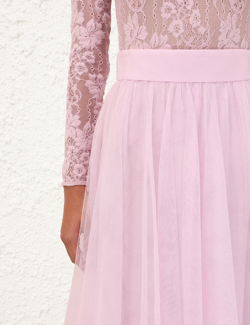 Zimmermann Tulle Skirt for women, showcasing delicate tulle fabric with a flowy, layered design perfect for elegant outfits.