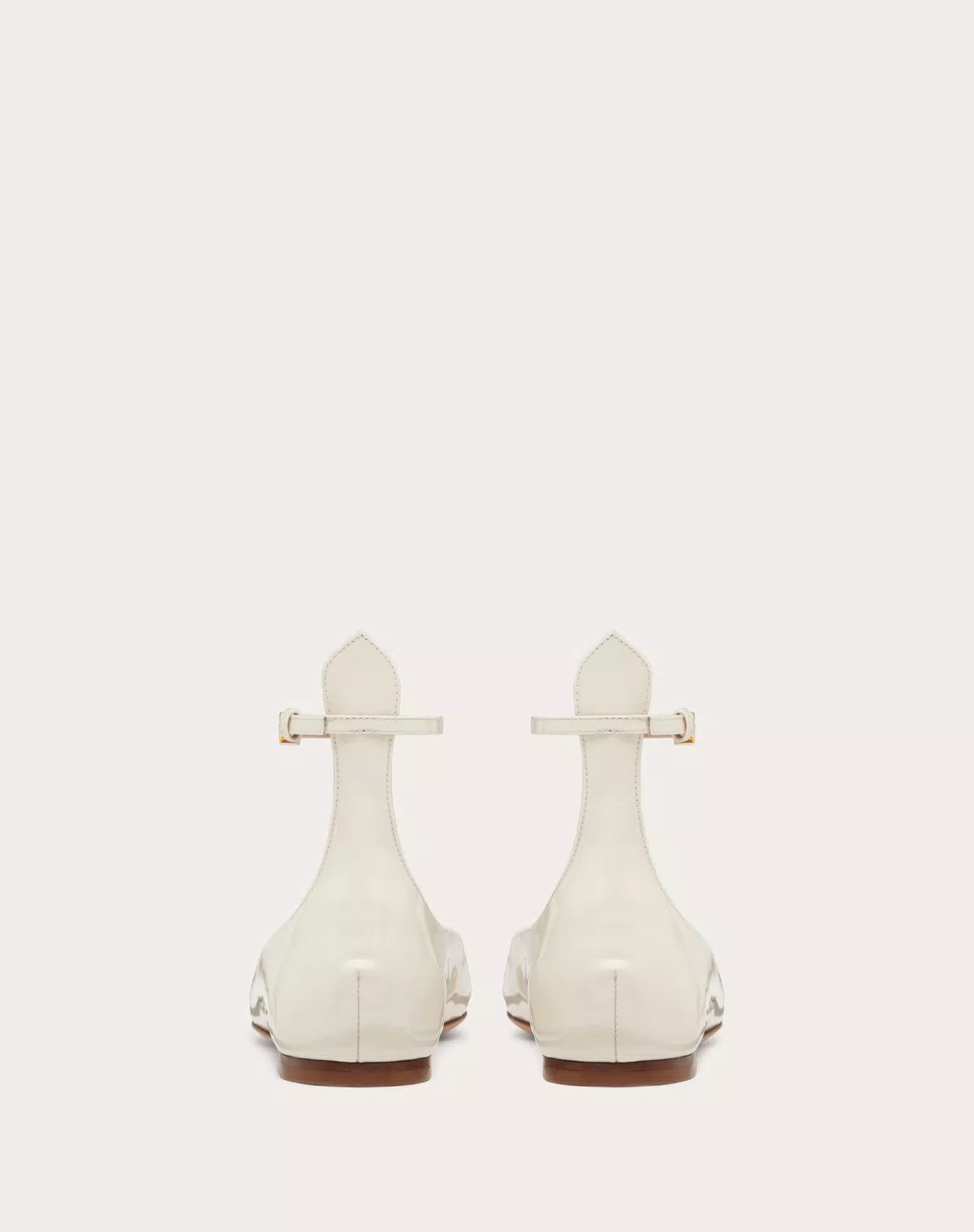 Valentino Garavani Tan-go Patent Leather Ballerina