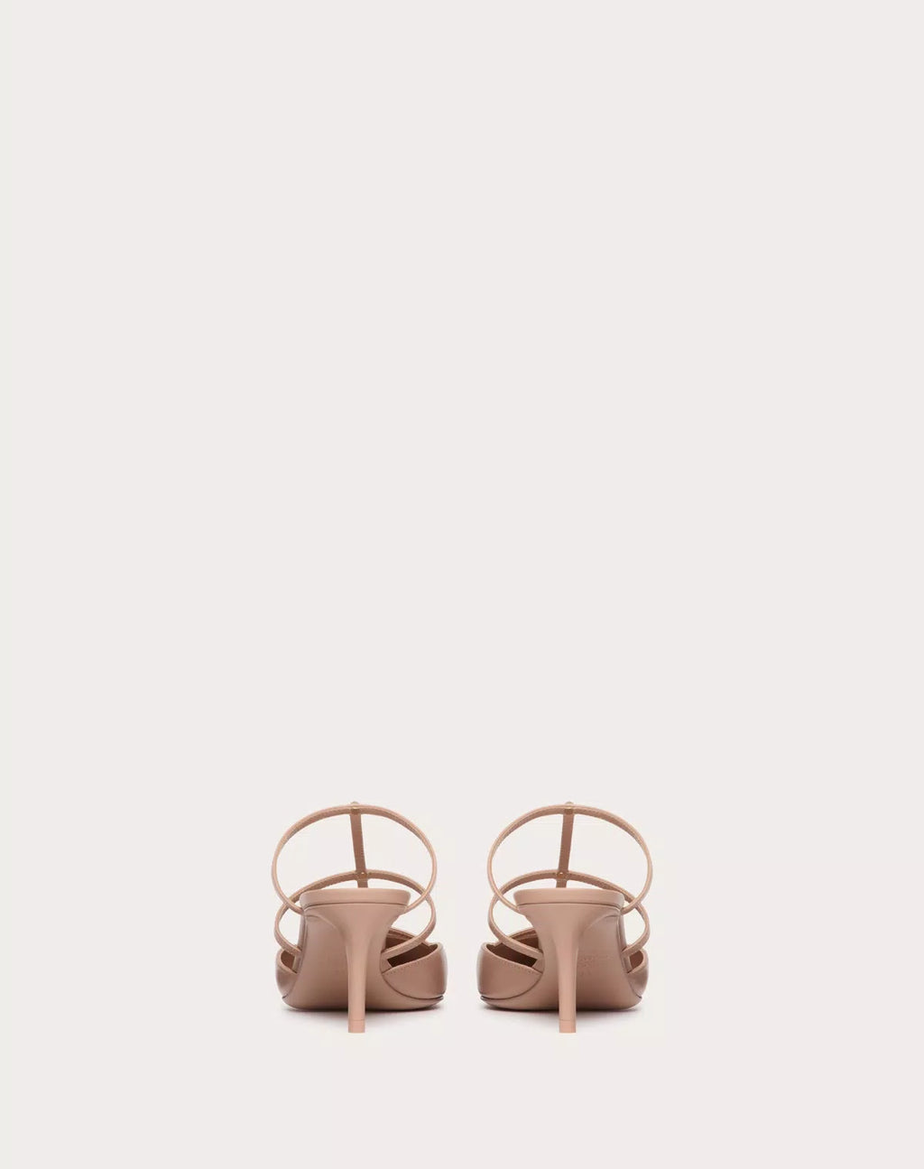 Valentino Rockstud Wispy calfskin mule for women with 60mm heel, stylish and elegant shoe featuring signature studs.