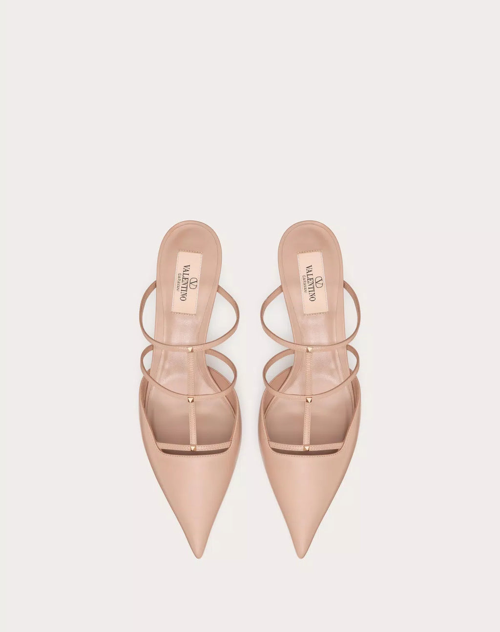 Valentino Rockstud Wispy calfskin mule with 60mm heel, women's shoes featuring signature stud detailing and elegant design