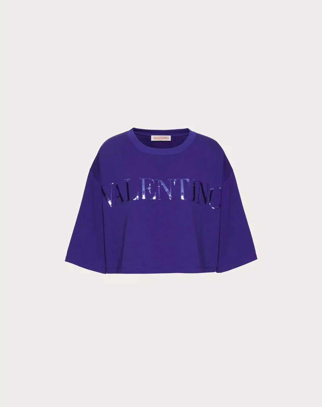 Valentino Embroidered Jersey T-shirt