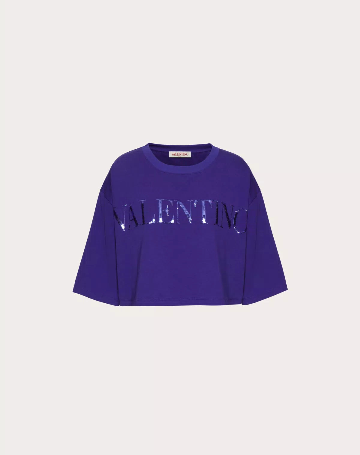 Valentino Embroidered Jersey T-shirt