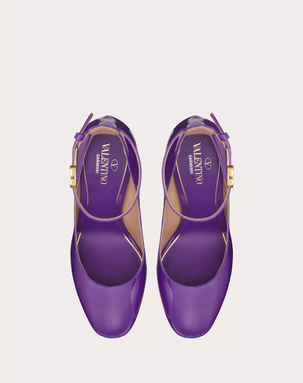 Valentino Garavani Tan-go platform pump in patent leather with 155mm heel, women's stylish footwear with elegant design