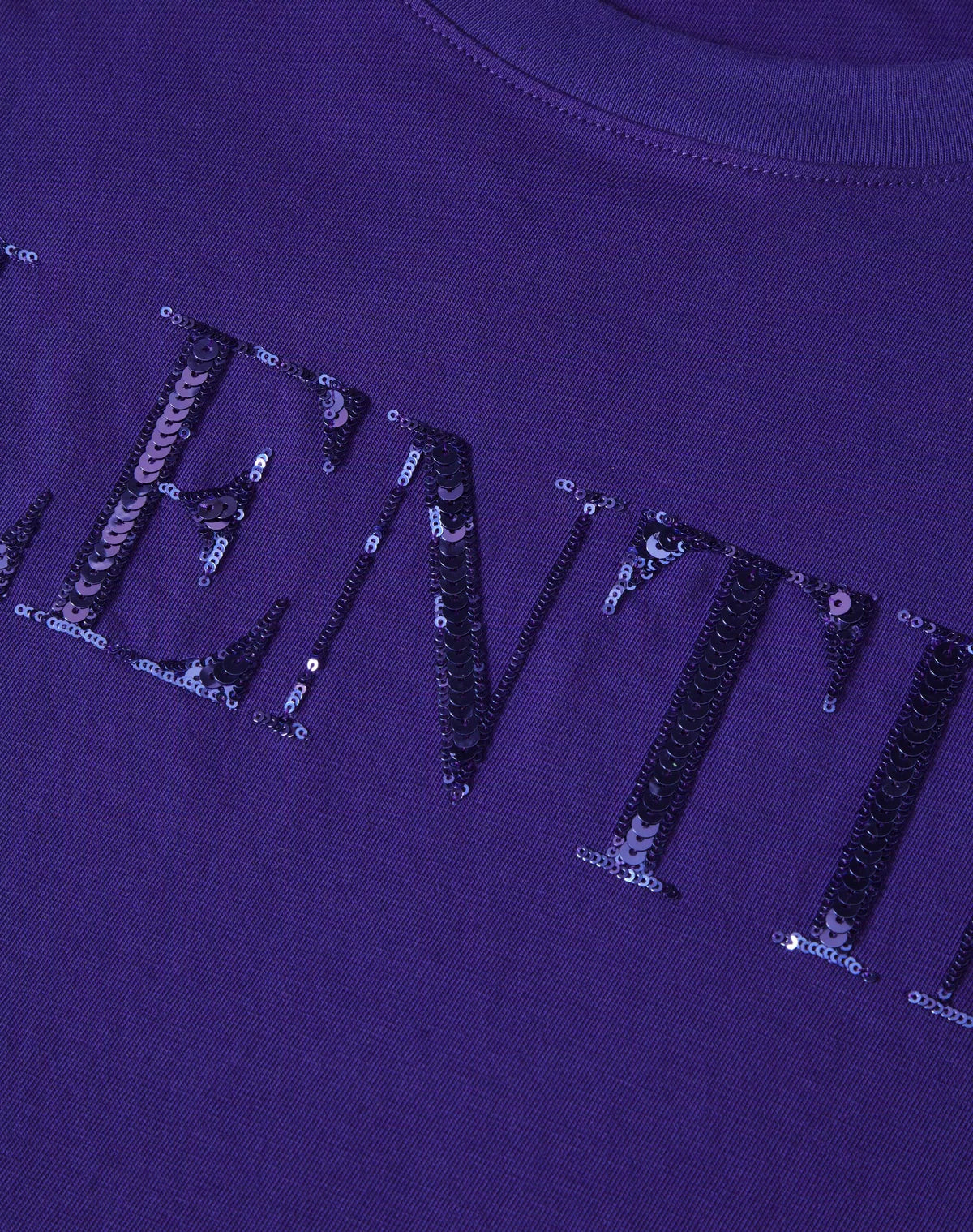 Valentino Embroidered Jersey T-shirt