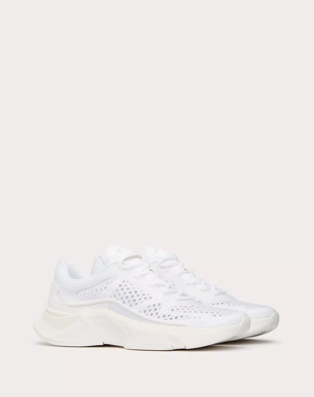 Valentino True Actress Mesh Sneaker for women featuring breathable mesh material and stylish design.