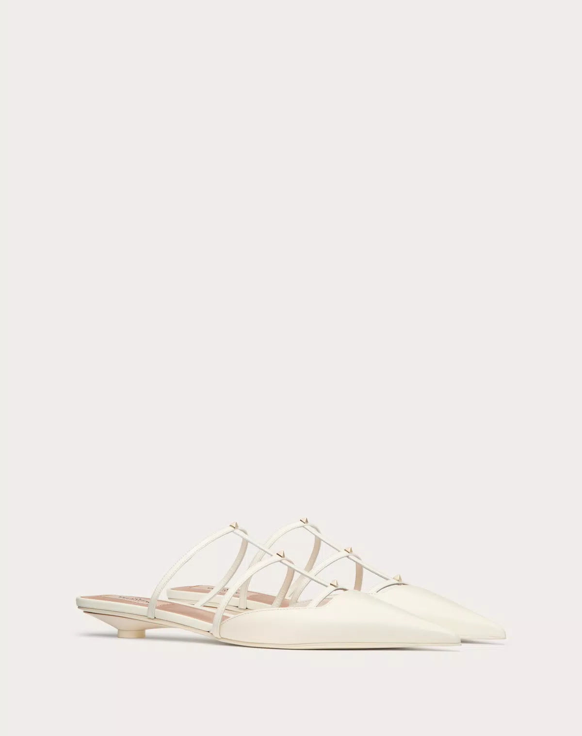 Rockstud Wispy Calfskin Mule 20 mm