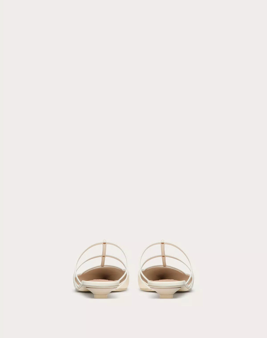 Valentino Rockstud Wispy Calfskin Mule with 20mm heel, stylish women’s shoes featuring signature stud accents and sleek design.
