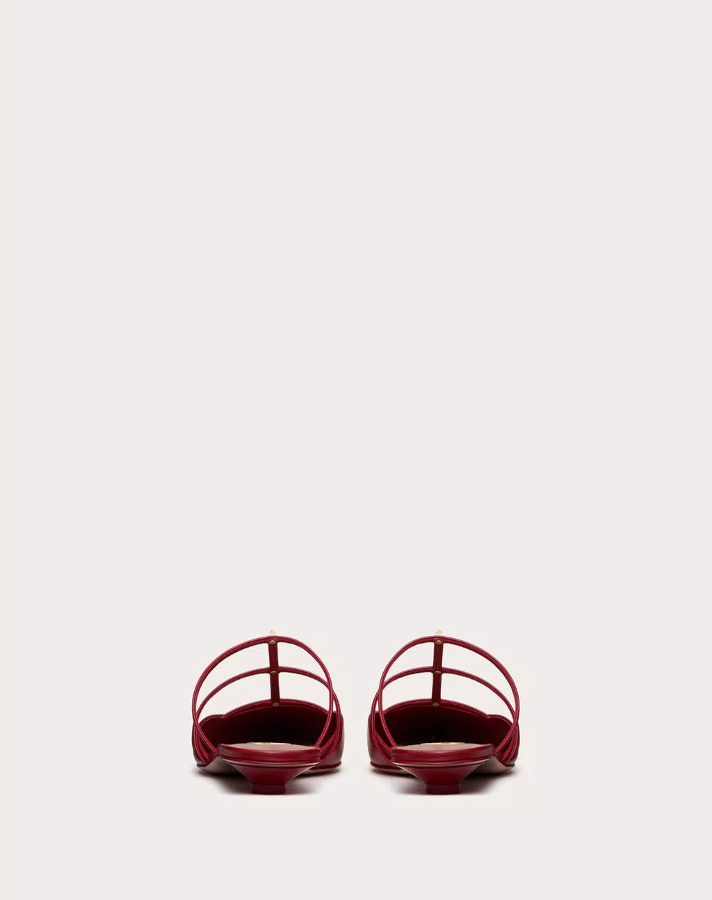 Valentino Rockstud Wispy Calfskin Mule for women, 20mm heel, stylish slip-on shoes with studded details and elegant design