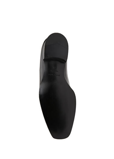 Jimmy Choo men's Foxley patent leather loafers with crystal tassels, stylish slip-on shoes for men.