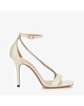 Jimmy Choo Crystal-Trim Leather Ankle-Strap Sandal for women with elegant design and stylish ankle strap detail