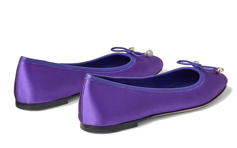 Jimmy Choo Elme Velvet Ballet Flats