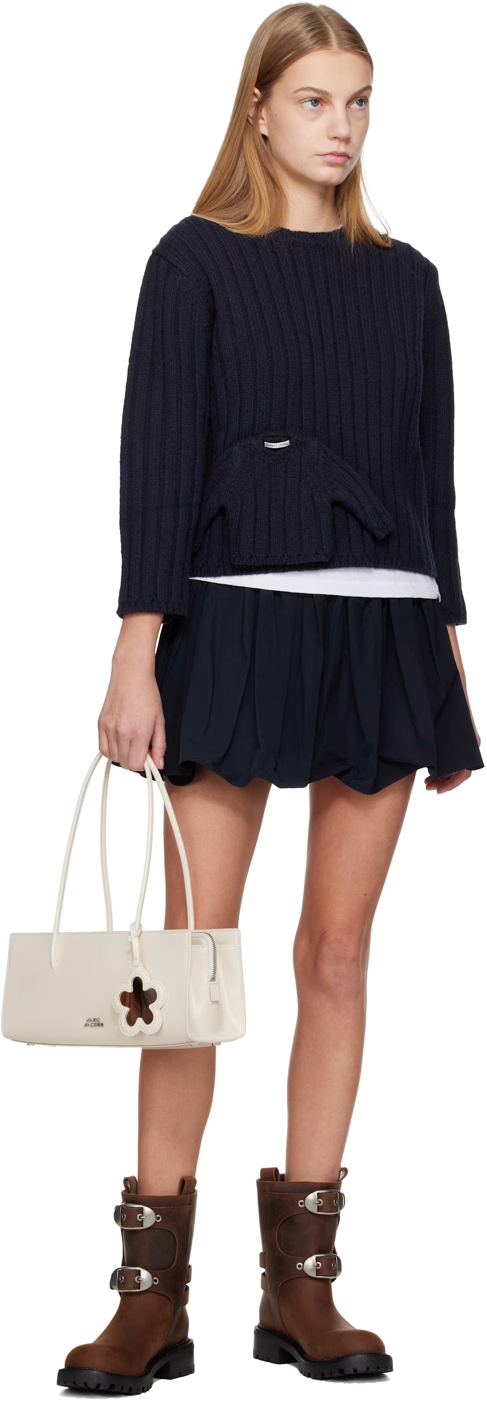 Marc Jacobs Womens The Glam Mirror Satchel Bag