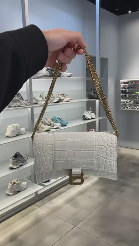 Balenciaga Women's Hourglass Wallet On Chain bag
